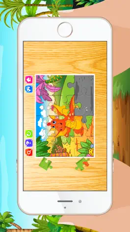 Game screenshot Cartoon Dragon Jigsaw Puzzles for Kids – Kindergarten Learning Games Free mod apk