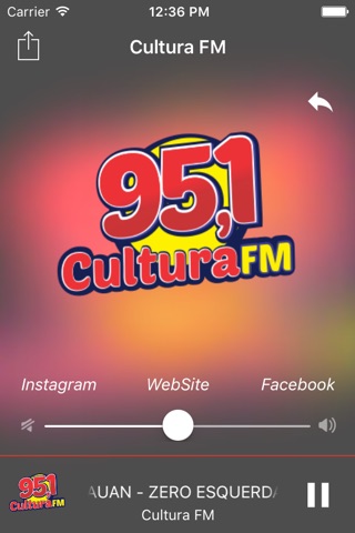 CULTURA FM - 95,1 - screenshot 3