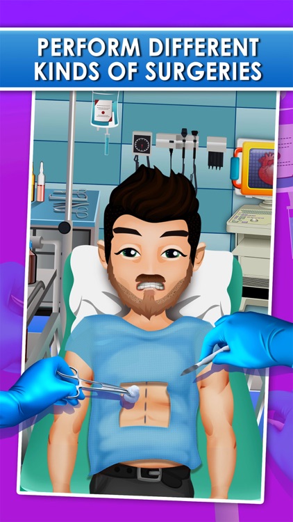 Crazy Doctor's Surgery Hospital - foot surgeon simulator & operation salon kids games free! screenshot-3