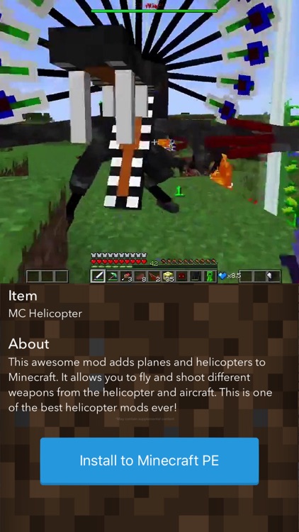 how to get crazy craft in minecraft pe