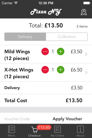 Pizza NY Ordering App screenshot 3
