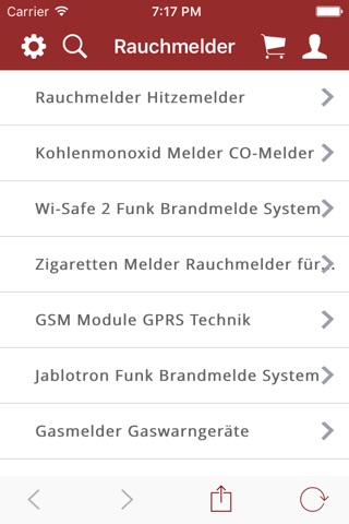 Rauchmelder Shop screenshot 2