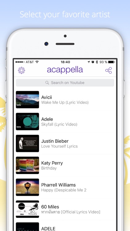 Acappella - your music video chat -