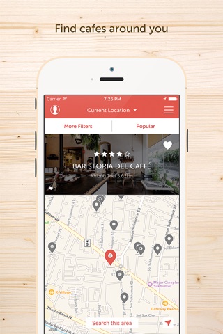 iFindCafe - Find and share great cafes screenshot 2