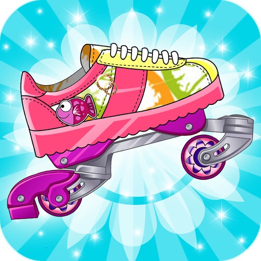 Fashion Skates – Girls Design Decoration Free Game icon