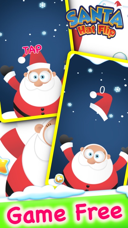 Christmas Santa Hat Flip Challenge Games screenshot-3