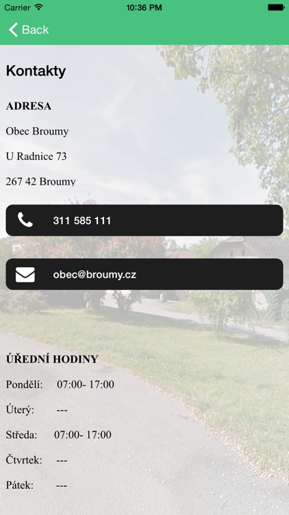 Obec Broumy screenshot-4