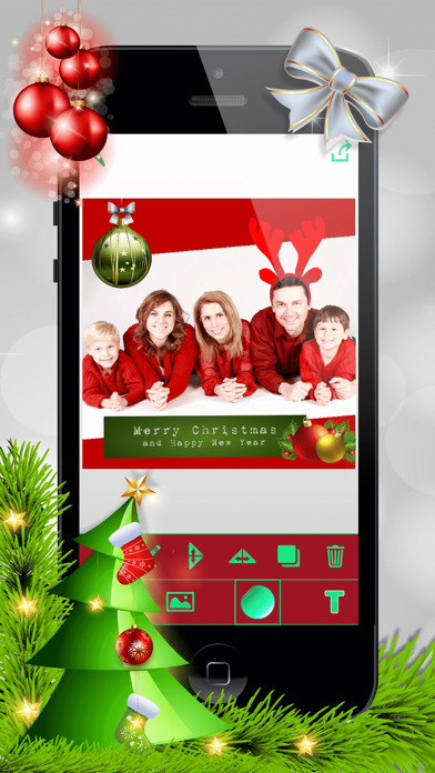 How to cancel & delete Christmas Photo Booth: Xmas Sticker Picture Editor from iphone & ipad 1