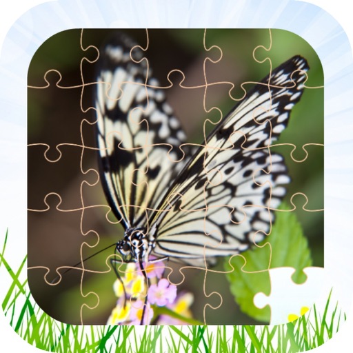 Butterfly Jigsaw Puzzle Kid Game iOS App