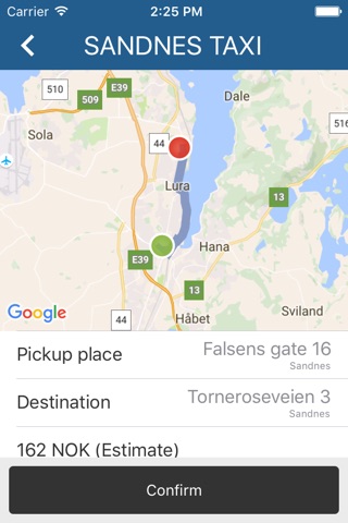 Sandnes Taxi+ screenshot 4