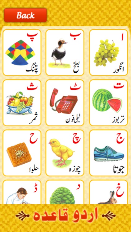 urdu qaida free learn alphabets alif bay pay kids by