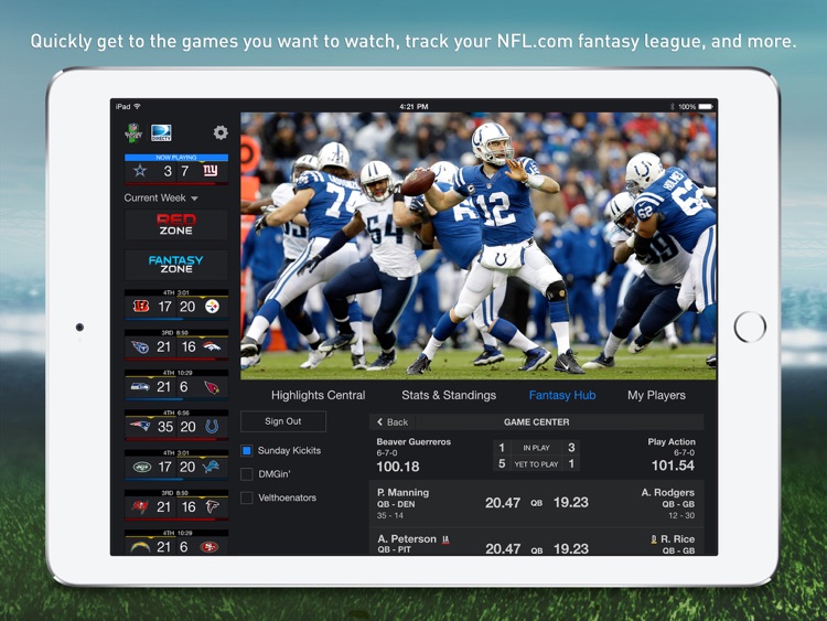 NFL Sunday Ticket for iPad screenshot-0