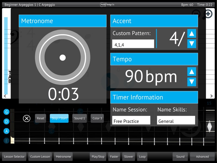 Learn & Practice Bass Guitar Lessons Exercises screenshot-3