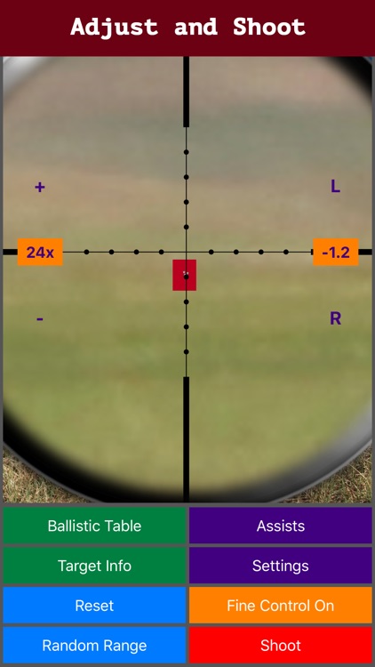 Longshot (metric) - Long Range Shooting Simulator and Mildot Scope Ranging Trainer screenshot-3