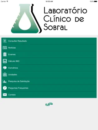 Screenshot 1 Laboratório Clínico de Sobral iphone