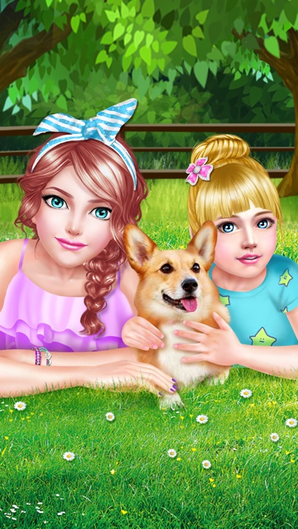 Sweet Sisters Cute Pet Salon - Spa, Makeup & Dressup Game for Girls