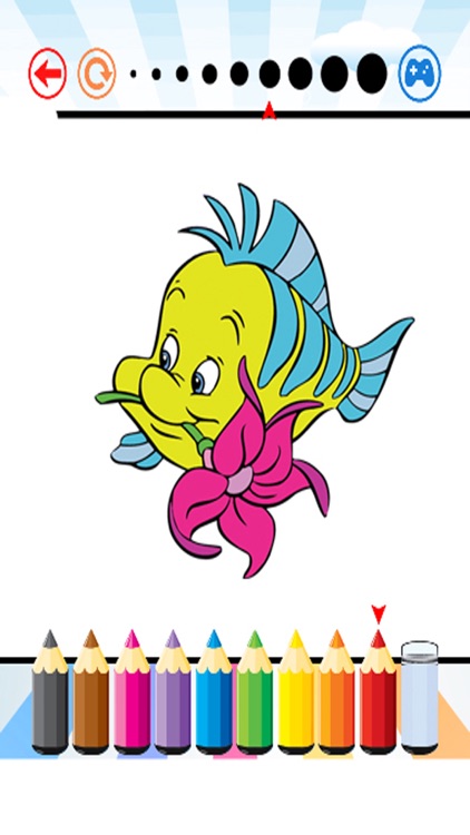Mermaid Animal Coloring Book - for Kids