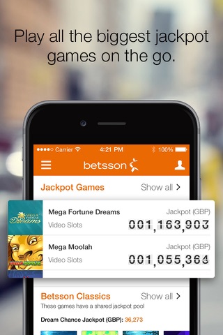 Betsson Casino and Sports screenshot 3