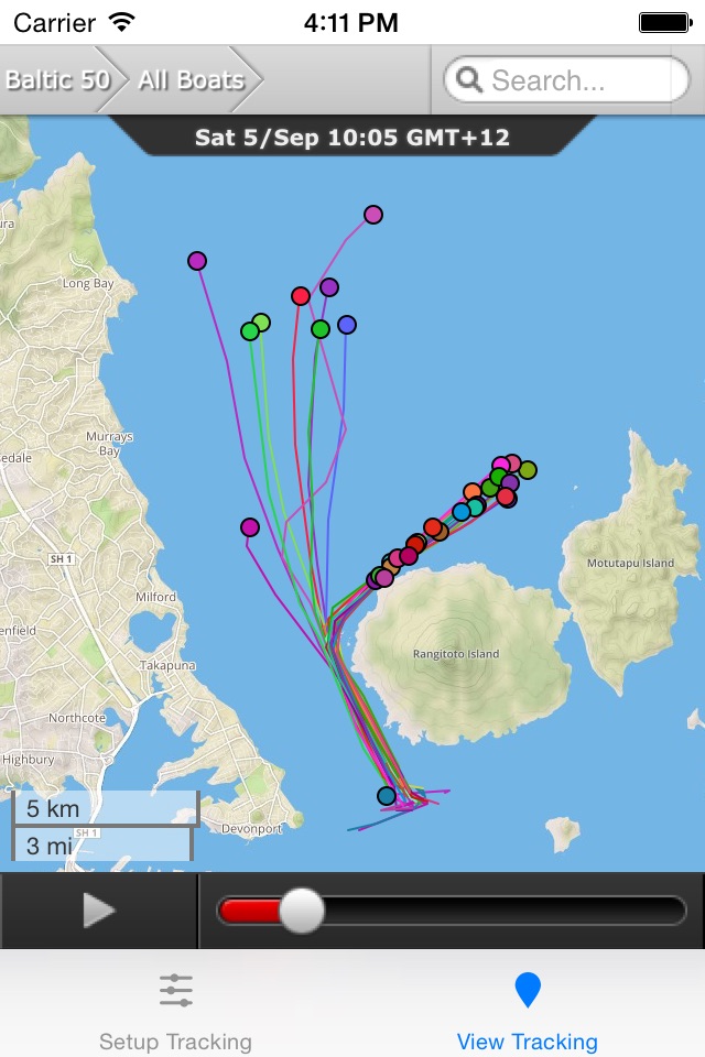 PredictWind Race Tracker screenshot 2