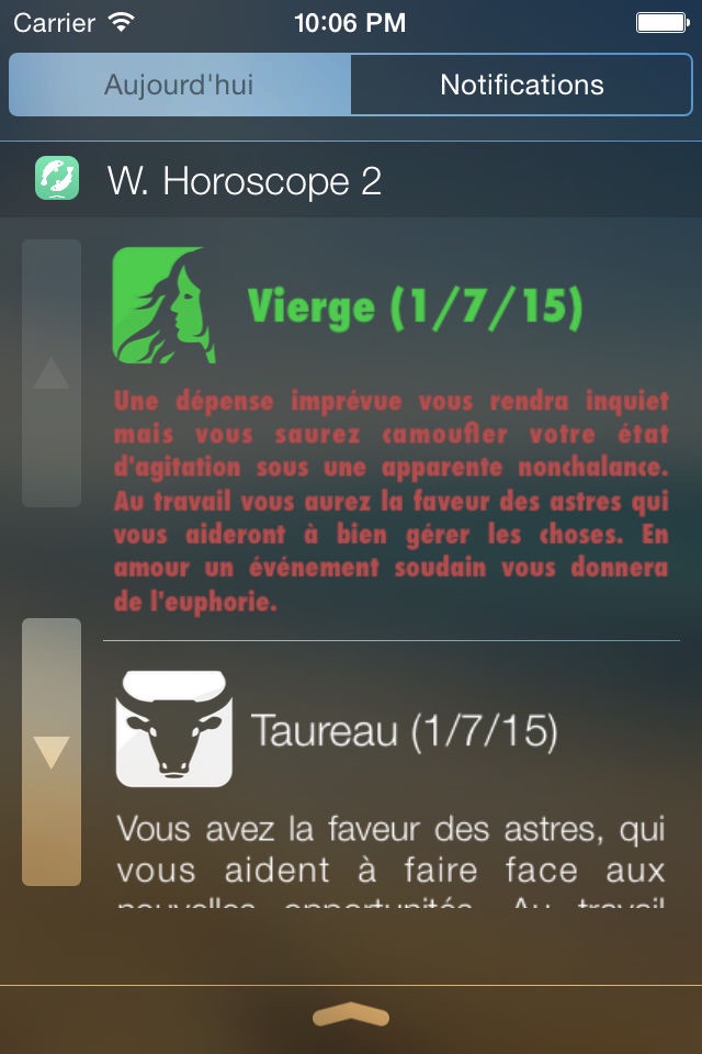 Horoscope Widget screenshot 2