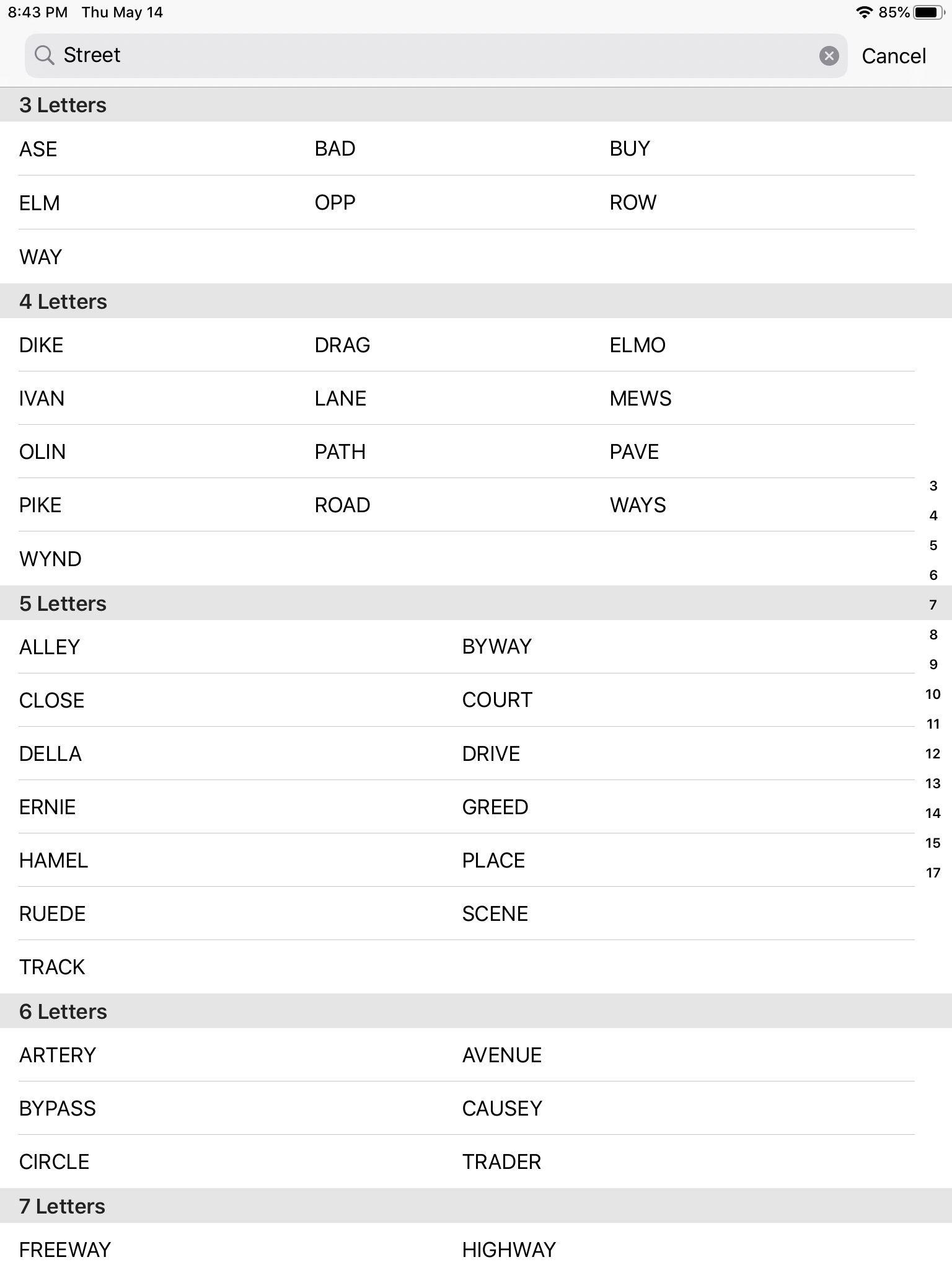 Crossword Clue Solver screenshot 4