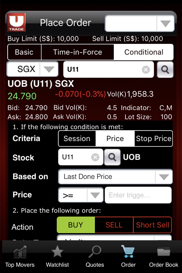 UTRADE SG screenshot 2