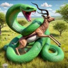 Anaconda Snake Hunt & Attack