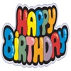 Happy Birthday Stickers 2018