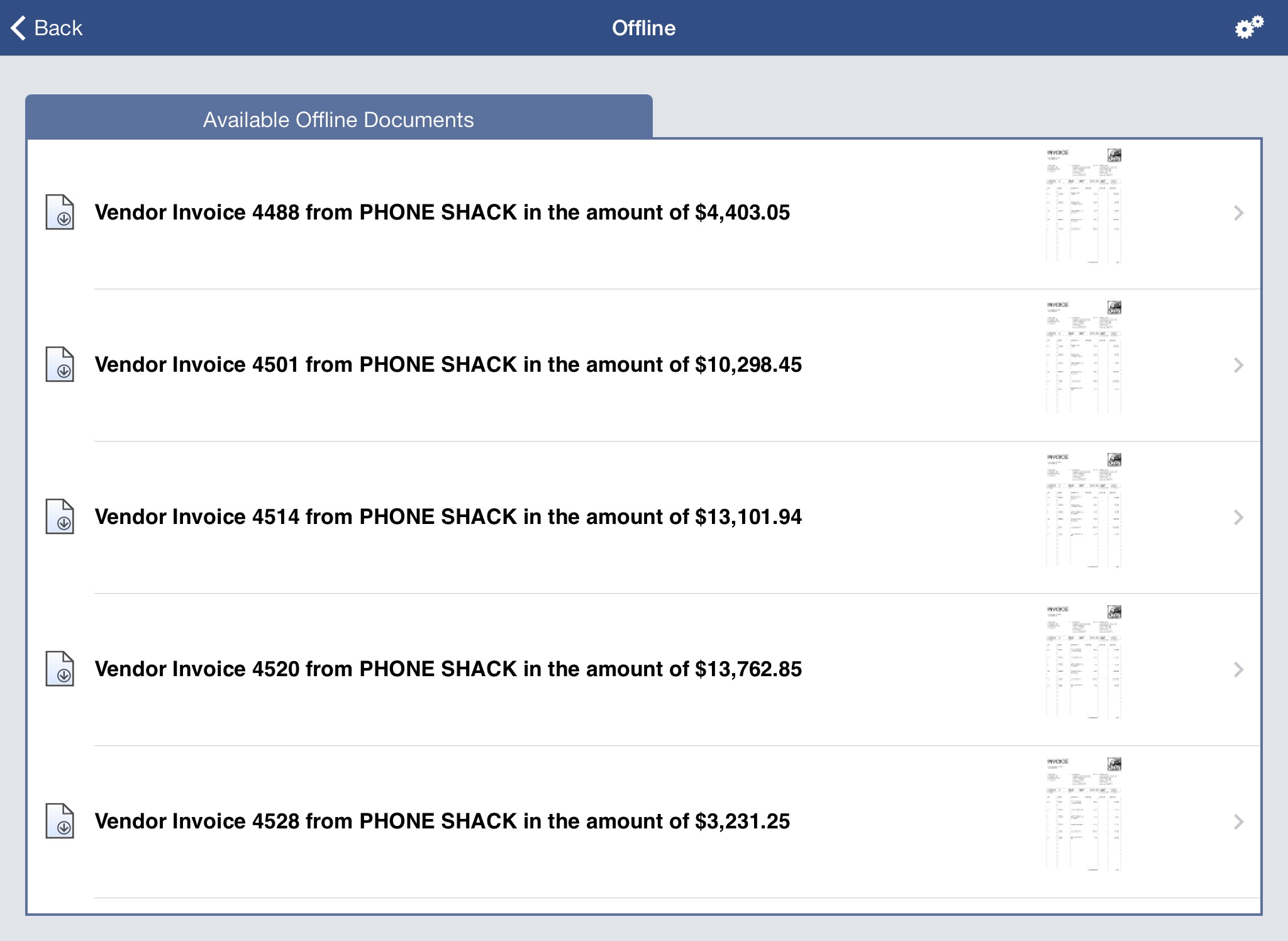 OnBase Mobile for iPad screenshot 3