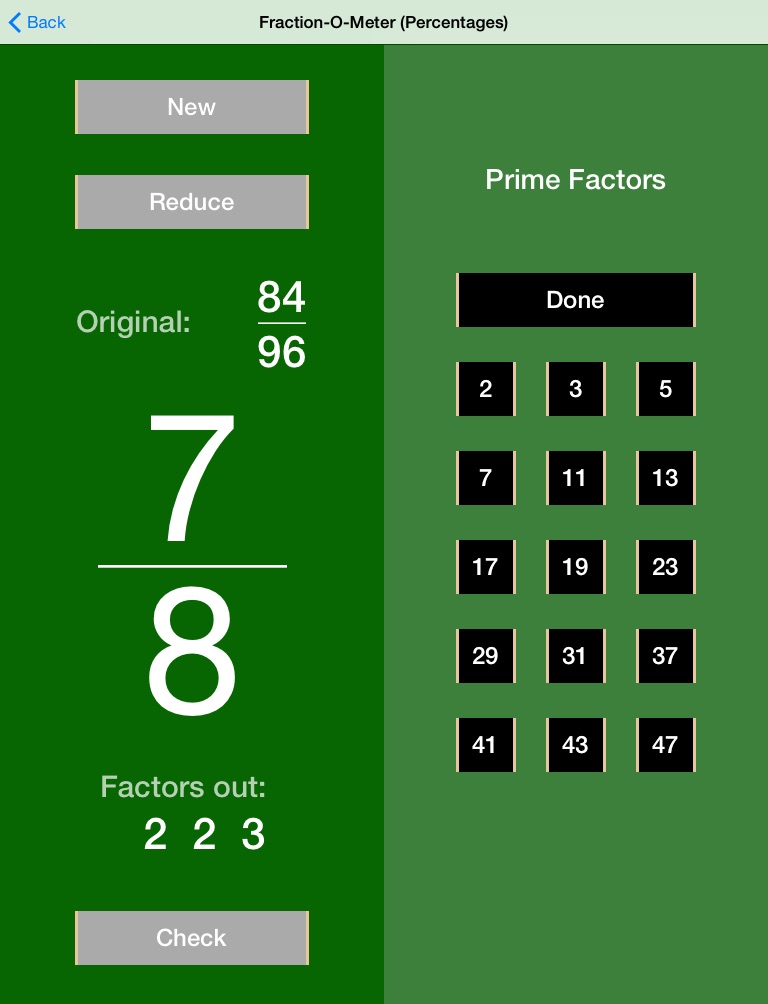 Fraction-O-Meter screenshot 3