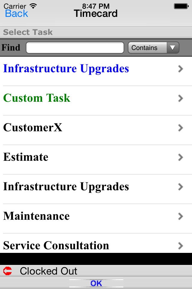 Timecard GPS screenshot 4