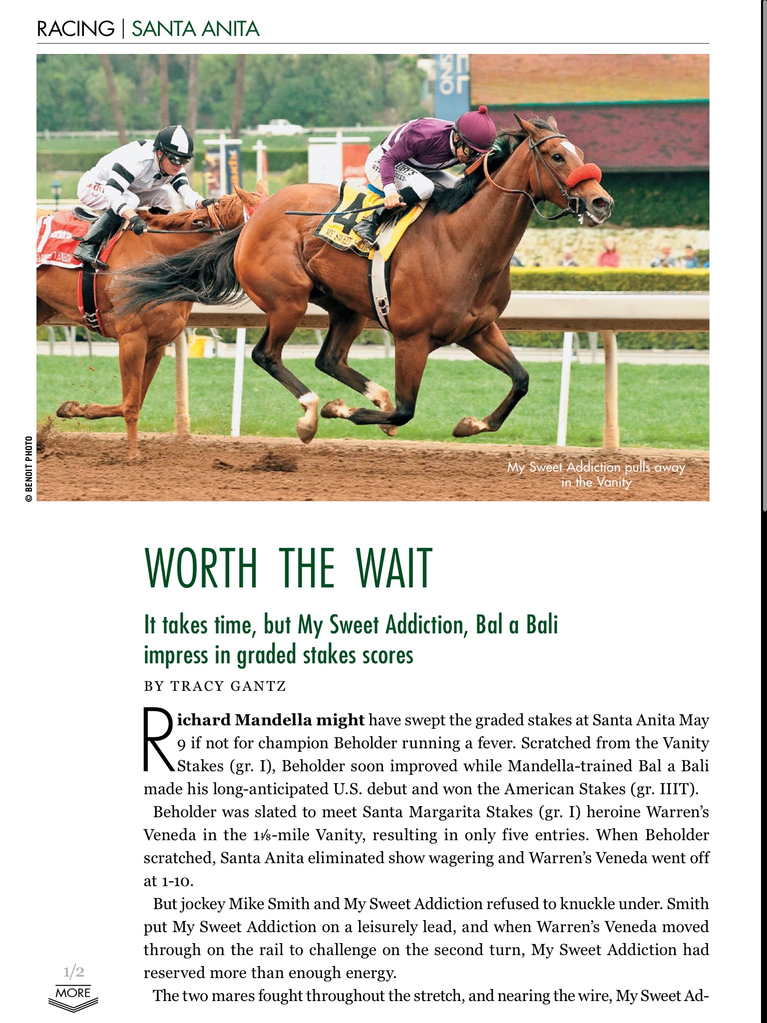 BloodHorse Magazine screenshot 3