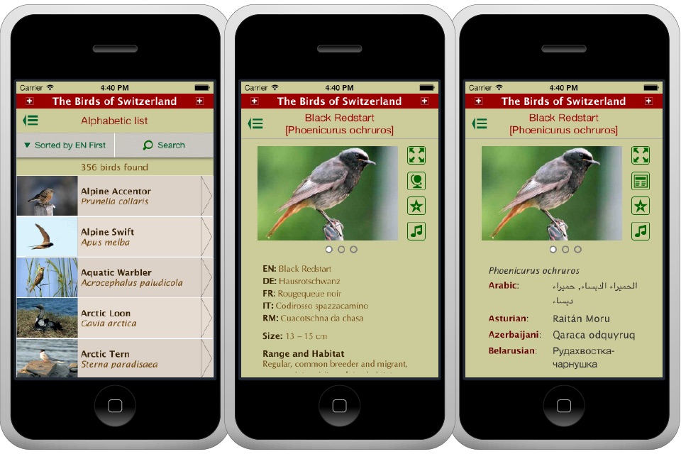 Die Vögel der Schweiz screenshot 3