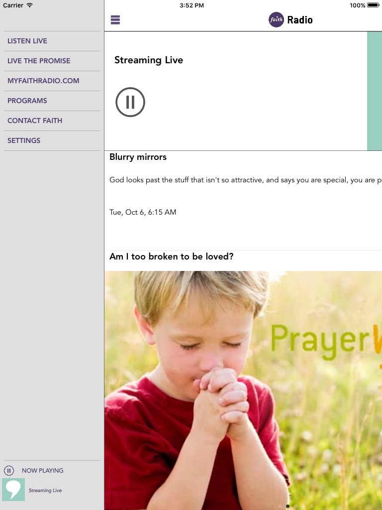 Faith Radio Network screenshot 2