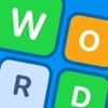 Word search game puzzle cross