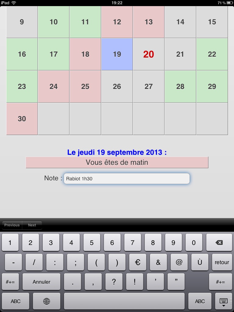 Cal42 Plus screenshot 3