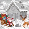 Christmas Gliter Coloring Book