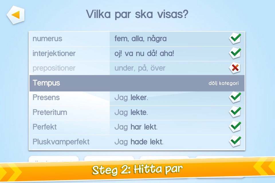 Grammatikduellen screenshot 3