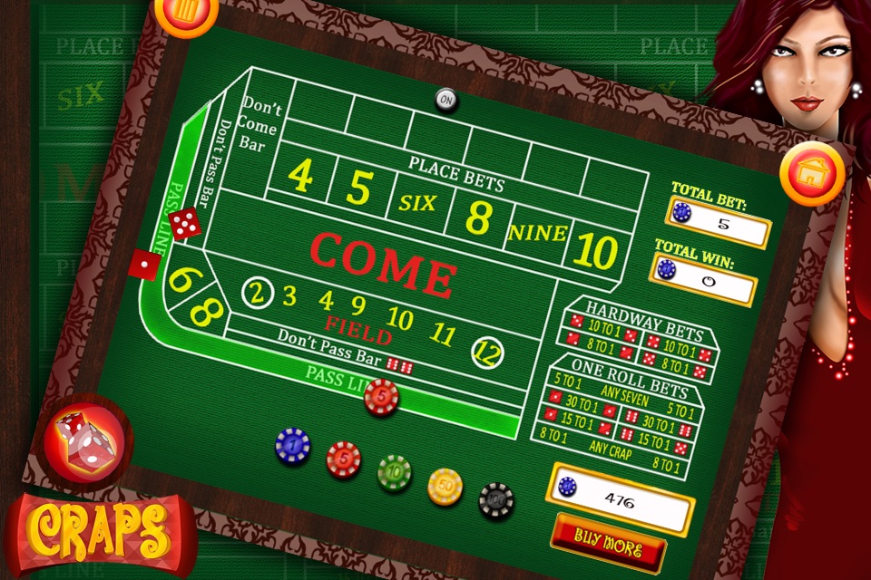 Craps - Casino Betting Game screenshot 2