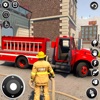 US Fire Truck Firefighter Game