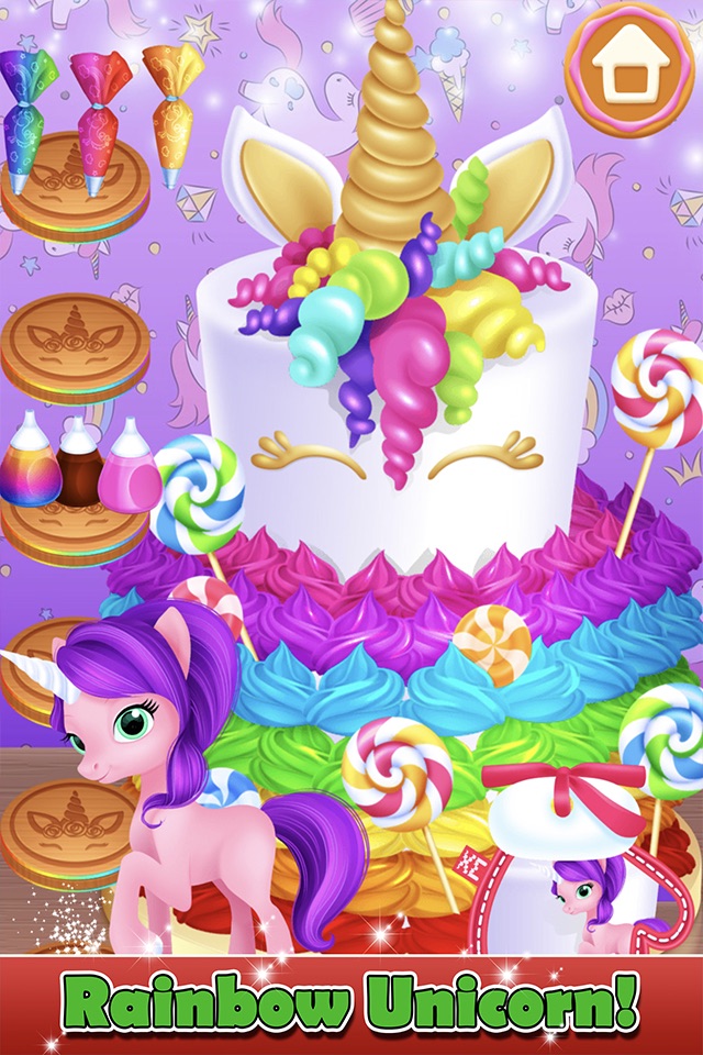 Unicorn Cooking Christmas Game screenshot 2