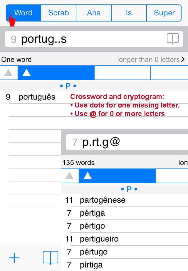 PT Words Finder Pro screenshot 2