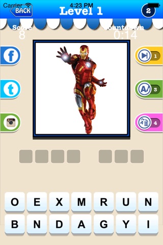 Superhero Trivia Game- How well do you know your Superheroes? screenshot 3