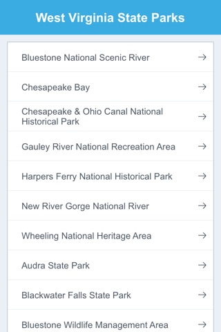 West Virginia National Parks & State Parks screenshot 2