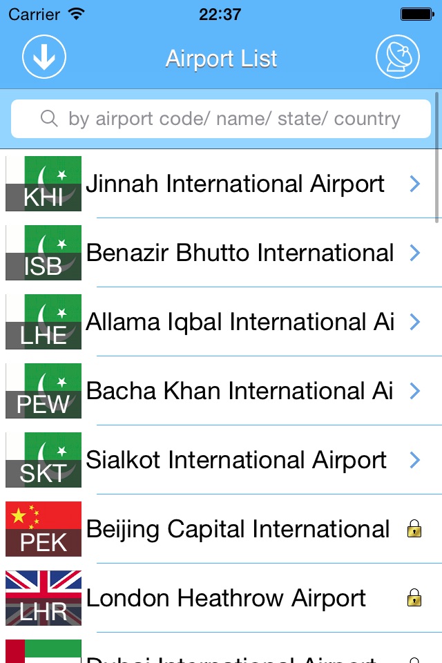 Pakistan Airport - iPlane Flight Information screenshot 4