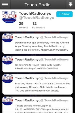 Touch Radio NYC screenshot 2