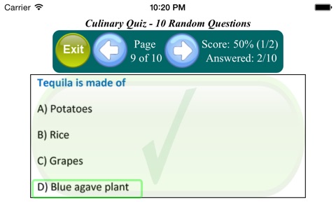 FoodyTV - Culinary Quiz screenshot 2