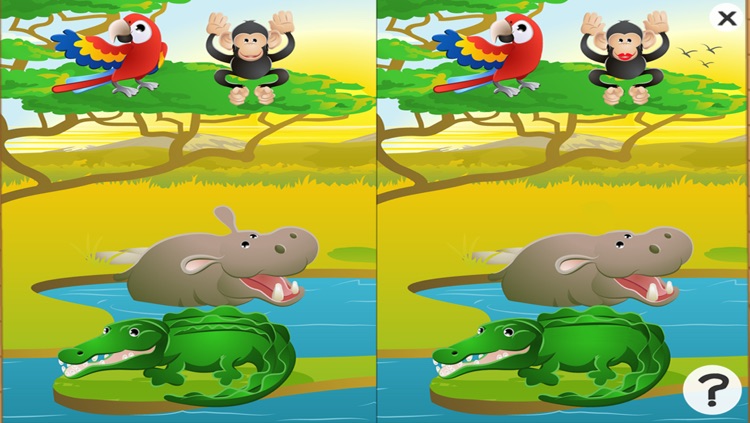 Animals of the safari game for children: Learn for kindergarten or pre-school