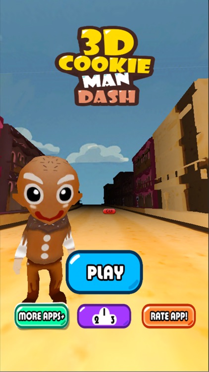 Amazing Chocolate Cookie Man Run 3D - Dash in Candy Sweet land screenshot-4