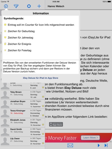 iDayLite für iPad screenshot 4